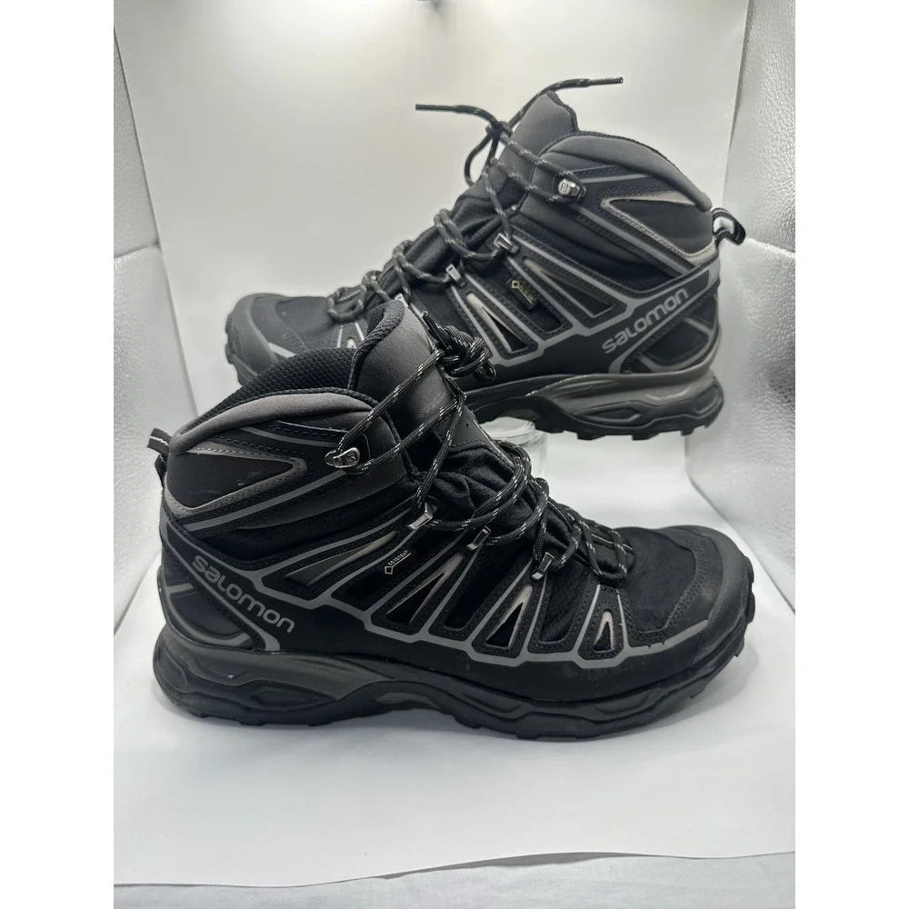 Salomon X-Ultra Mid 2 GTX waterproof  Black And Grey Men's 11